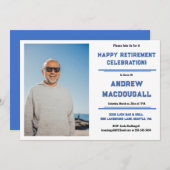 Pensioen Feest Foto Kaart (Voorkant / Achterkant)