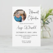 Pensioen Feest Viering Gepensioneerd Pap Mam Verpl Kaart (Staand voorkant)