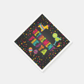 Pensioen Fiesta Papieren servetten (Hoek)