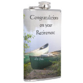 pensioen gefeliciteerd volgende avontuur heupfles (Rechts)