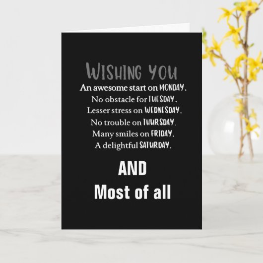 ***PENSIOEN*** GEFELICITEERD VOOR DE GOLFER KAART (Gele Bloem)