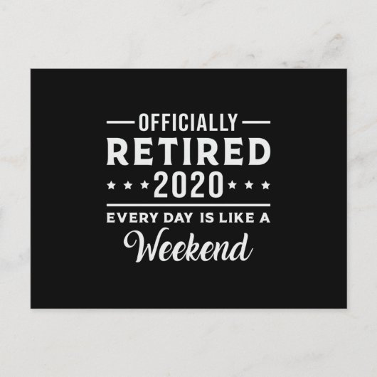 Pensioen Gepensioneerd 2020 Met Pensioen Opa Funny Briefkaart (Voorkant)