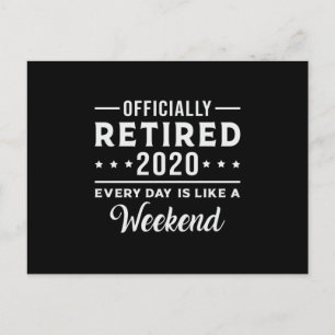 Pensioen Gepensioneerd 2020 Stoppen Opa Funny Cade Briefkaart