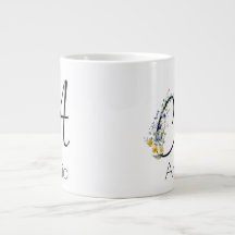 Pensioen gift werkgever monogram waterverf