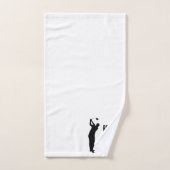 Pensioen Golfer Verjaardag gepensioneerd gelukkig  Bad Handdoek (Handdoek)