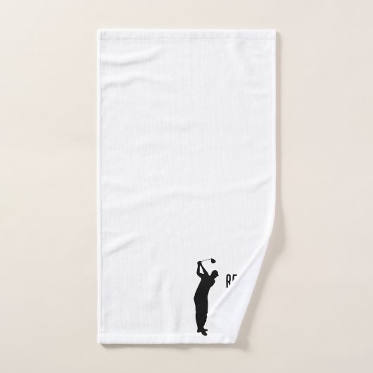 Pensioen Golfer Verjaardag gepensioneerd gelukkig  Bad Handdoek (Handdoek)