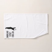 Pensioen Golfer Verjaardag gepensioneerd gelukkig  Bad Handdoek (Handdoek)