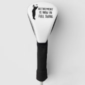 Pensioen Golfer Verjaardag gepensioneerd gelukkig  Golfheadcover (Voorkant)