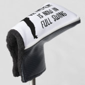 Pensioen Golfer Verjaardag gepensioneerd gelukkig  Golfheadcover (3/4 voorkant)