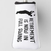 Pensioen Golfer Verjaardag gepensioneerd gelukkig  Golfheadcover (Draai 90)