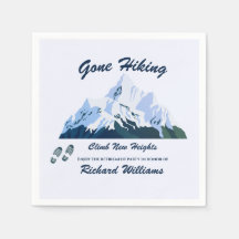 Pensioen Gone Wandelen Sneeuwbergen Happy Trail