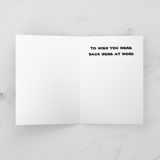 Pensioen - Heb je ooit geluk.Nu dat je... Kaart (Binnen)