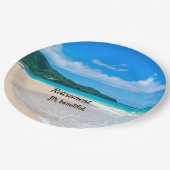 Pensioen...Het is mooi Papieren Bordje (Gekanteld)