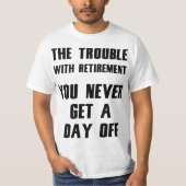 Pensioen Hilarisch T-shirt (Voorkant)