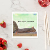 Pensioen Humor eekhoorn Servetten (Insitu)