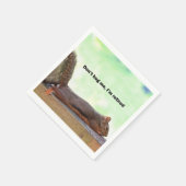 Pensioen Humor eekhoorn Servetten (Hoek)