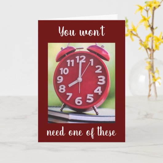 ** PENSIOEN HUMOR ** MAAR ZO "WAAR" KAART (Gele Bloem)