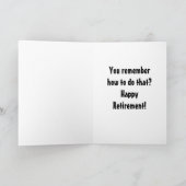 **PENSIOEN** HUMOR - ONTSPAN-WEET JE NOG HOE? KAART (Binnen)