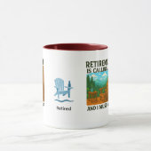 ☕ Pensioen is bellen... en ik moet dutten - Koffie Mok (Midden)