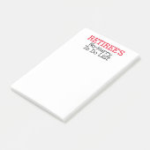 Pensioen is humoristisch om te doen lijst post-it® notes (Schuin)
