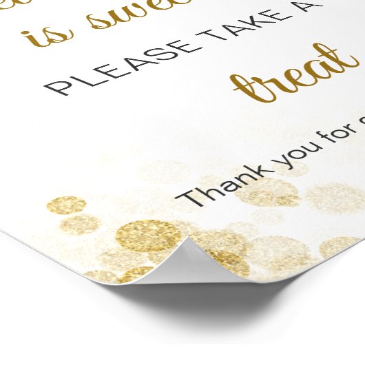 Pensioen is zoete pensioen partij gunstteken poster (Hoek)