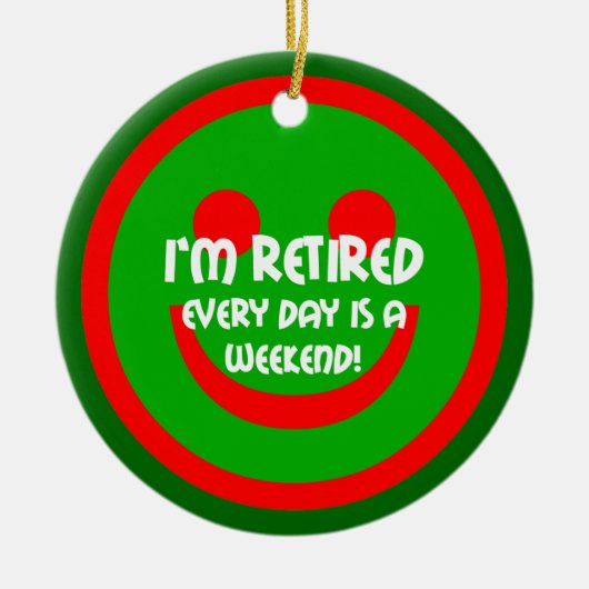 pensioen keramisch ornament (Voorkant)