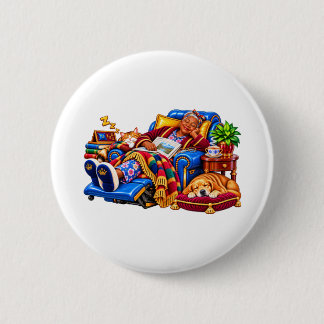 Pensioen Koningin Professioneel Dut Afdeling Ronde Button 5,7 Cm