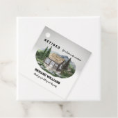 Pensioen leven is beter in de bergen wandelen bedankjes labels (In situ)