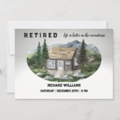 Pensioen leven is beter in de bergen wandelen kaart (Voorkant)