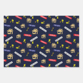 Pensioen makelaar in onroerend goed inpakpapier vel (Voorkant)