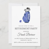 Pensioen met golfthema kaart (Voorkant)