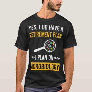 Pensioen Microbiologie Microbioloog T-shirt