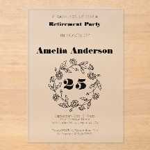 Pensioen moderne bloem zwart