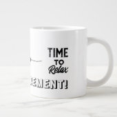 Pensioen Mok, tijd om te ontspannen Gift Grote Koffiekop (Rechts)