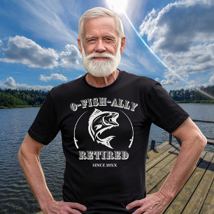 Pensioen O-vis-ally Fetired Funny Gevist Gift T-shirt