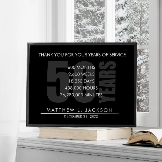 Pensioen of Employee Appreciation Gift Poster