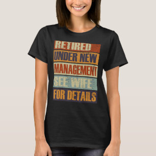 Pensioen Outfit Mannen Pap Pensionering Party Humo T-shirt