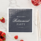 Pensioen Partij faux folie papieren servet (Insitu)