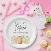 Pensioen partij Funny Paper Borden Party Decor Papieren Bordje (Feest)