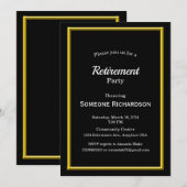 Pensioen Partij Goud Lijst zwart Kaart (Voorkant / Achterkant)