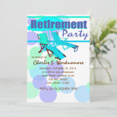 Pensioen partij Lounge Stoelen Kaart (Staand voorkant)