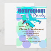 Pensioen partij Lounge Stoelen Kaart (Voorkant / Achterkant)