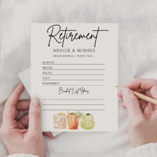 Pensioen Partij Retirement Advies & Wishes Kaart