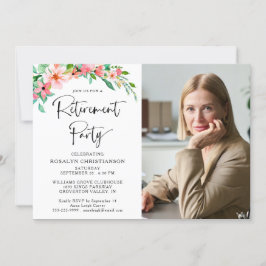 Pensioen Partij Tropische Bloemen Fotoscript