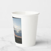 Pensioen partij zonsondergang nieuwe begin papiere papieren bekers (Links)