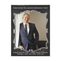 Pensioen Party Photo Card Sla de datum op