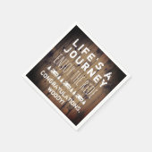 Pensioen Party Rustic Wood  RV Camper Servet (Hoek)