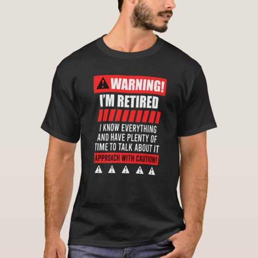 Pensioen pensioen t-shirt (Voorkant)