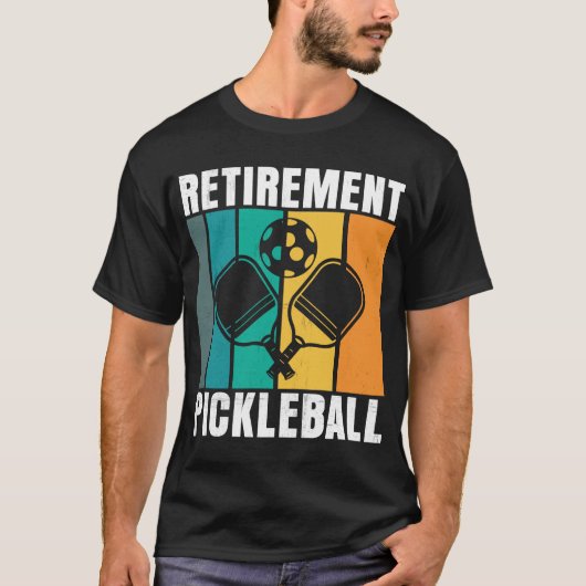 Pensioen pickleball t-shirt (Voorkant)