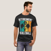 Pensioen pickleball t-shirt (Voorkant volledig)